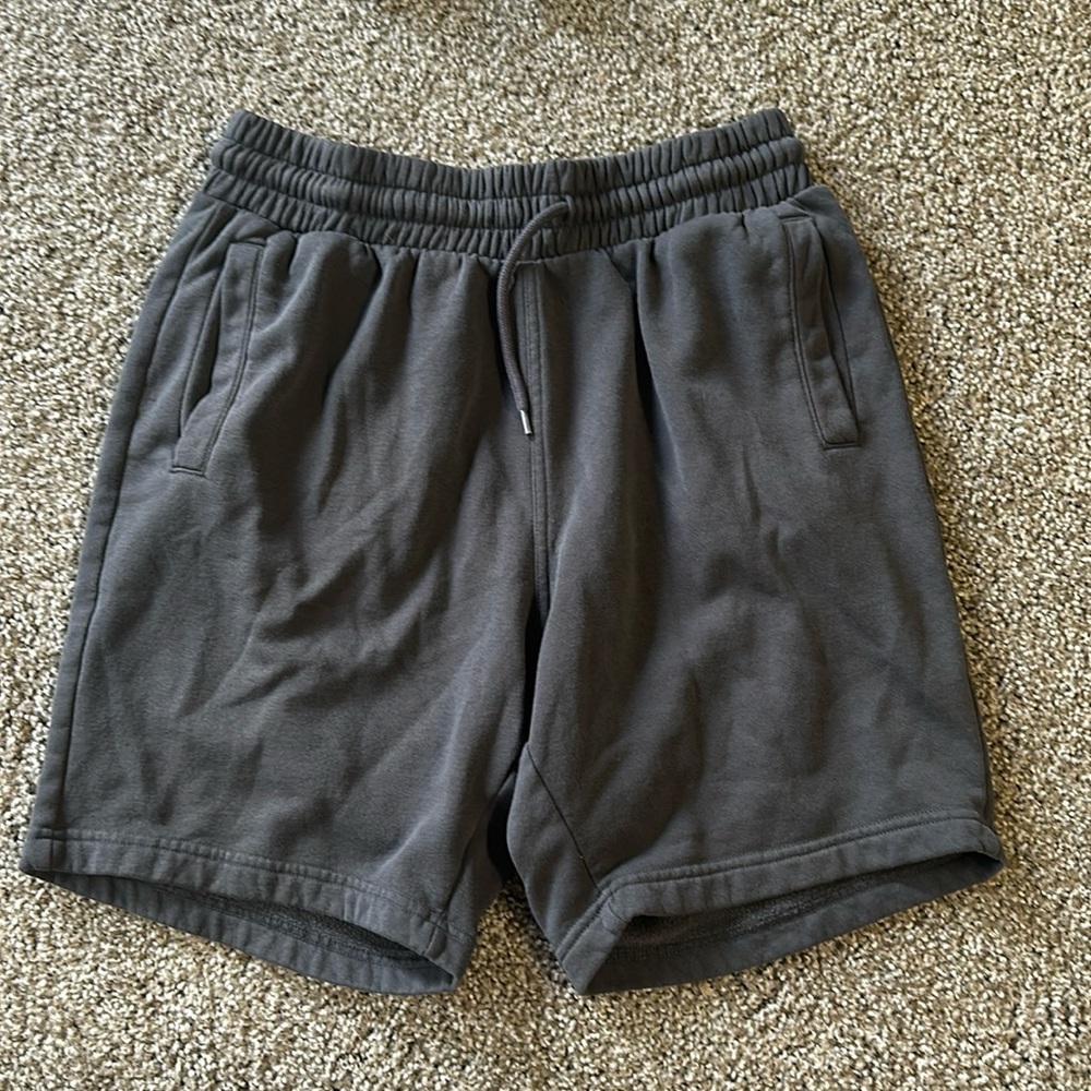 Dark grey sweat shorts